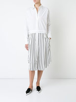 Thumbnail for your product : Bassike contrast shirt dress