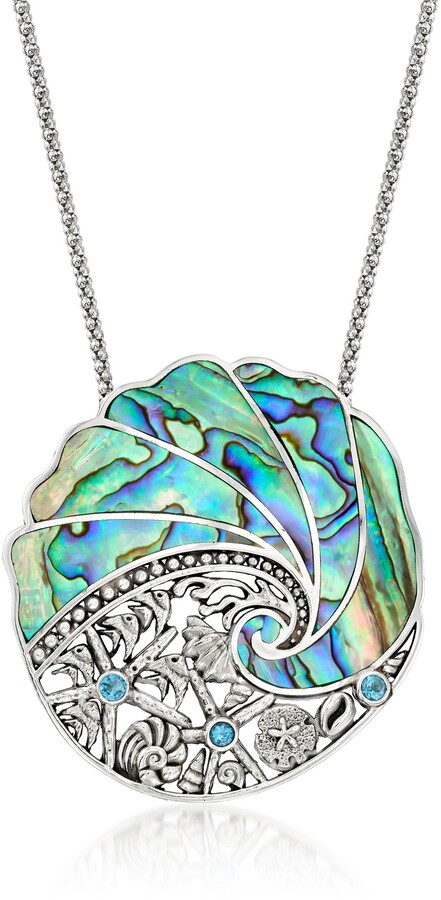 Abalone Shell Teardrop Pendant Choker Necklace for Women 2019 Boutique Jewelry