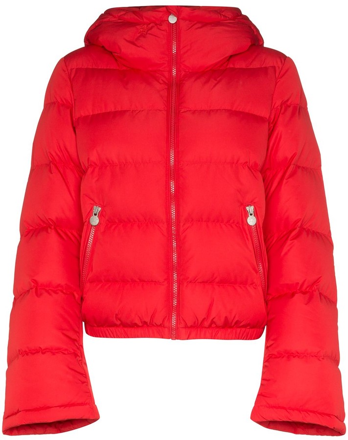 puffer jacket skiing