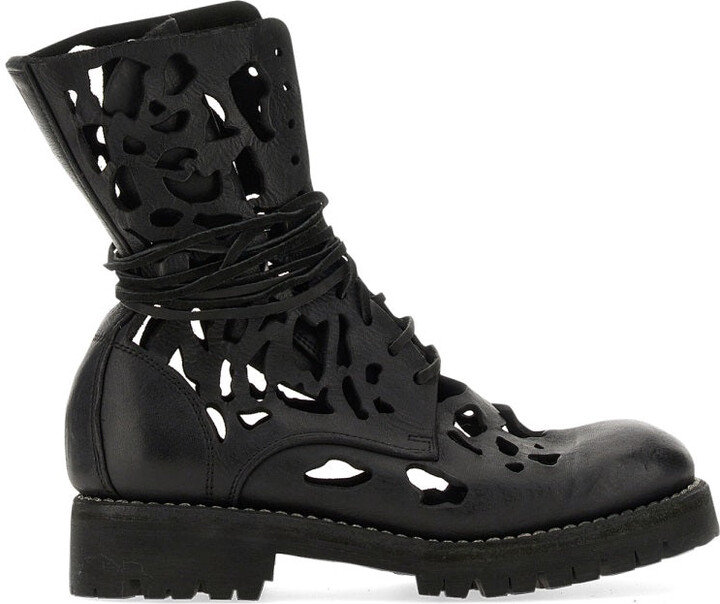 Guidi Ankle Boot With Cut Out Details