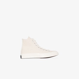 cream colored chuck taylors