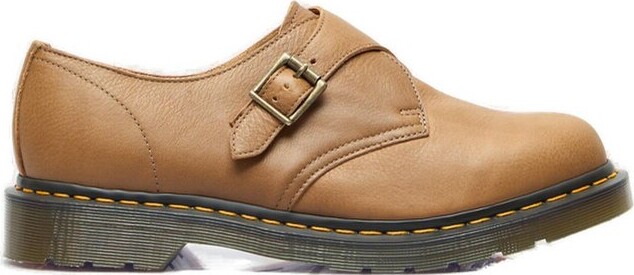 Dr. Martens 1461 Monk Buckle Leather Lace-Up Shoes