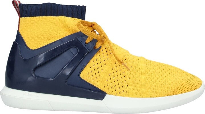 yellow bally shoes
