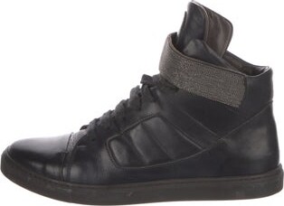 Brunello Cucinelli Monili Leather Sneakers