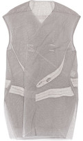 Thumbnail for your product : Rick Owens Oversized Embroidered Tulle Vest