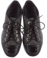 Thumbnail for your product : Chanel 2016 Tweed CC Sneakers