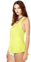 Thumbnail for your product : Nasty Gal Cross Paths Tank - Lime