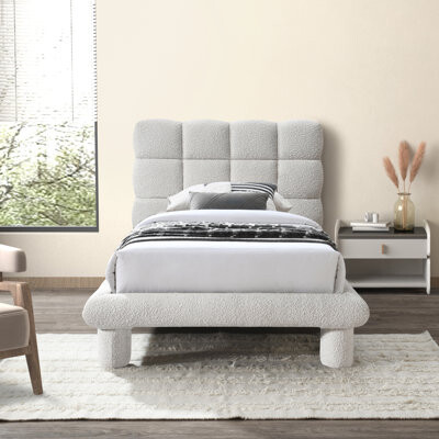 Wrought Studio Hristinka Tufted Panel Bed