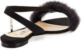 Thumbnail for your product : Olgana Paris La Croisette Mink Fur Sandal