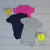 Thumbnail for your product : Littlechook Personalised Childrens Clothing Personalised Babygrow With Bike Print