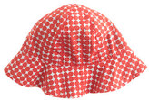 Thumbnail for your product : Petit Bateau Baby reversibile sun hat in polka dot