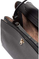Thumbnail for your product : Valextra Brera Textured-leather Tote - Gray