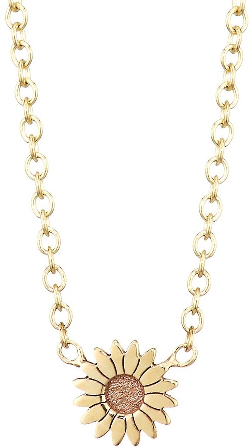Gold Flower Necklace | Shop the world's largest collection of 