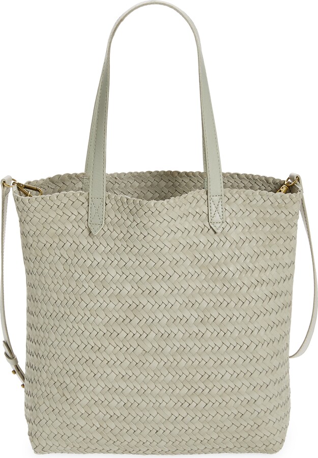 The Medium Transport Tote: Woven Leather Edition