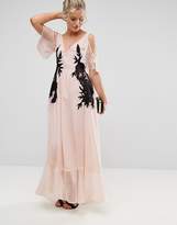 Thumbnail for your product : ASOS Floral Embroidered Maxi Dress