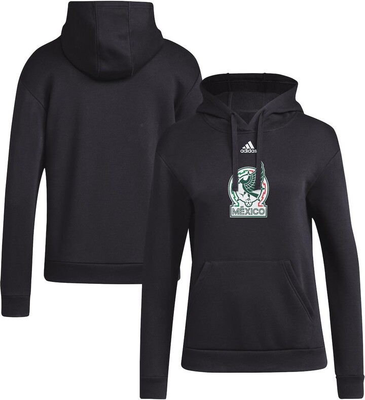 Adidas Women's Black Mexico National Team Crest Pullover Hoodie