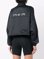 Thumbnail for your product : Nike Logo-Print Cropped Jacket