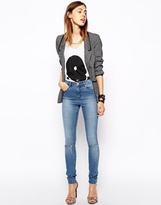Thumbnail for your product : ASOS RIDLEY JEANS Ridley Skinny Jeans in Heritage Blue with Ripped Knees