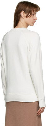 MAISON KITSUNÉ White Double Fox Head Sweatshirt