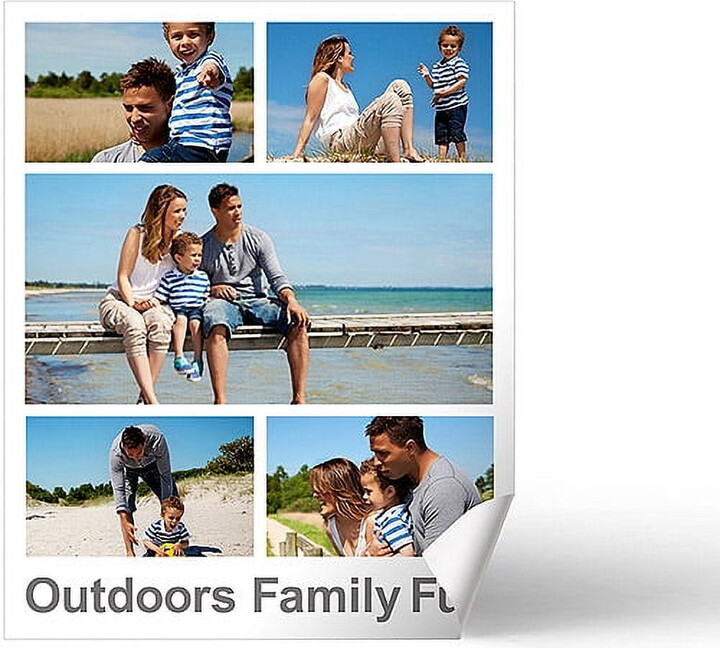 Walmart Custom 12x18 Photo Collage Poster, Matte Photo Paper