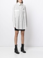 Thumbnail for your product : Faith Connexion Crystal-Embellished Oversize Shirt
