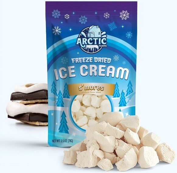 Arctic Farms Freeze Dried Ice Cream That Does Not Melt (Bits) (S'mores) ()