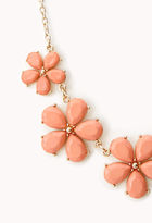 Thumbnail for your product : Forever 21 Sweet Side Floral Necklace