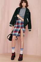 Thumbnail for your product : Nasty Gal Plaid Rush Skirt