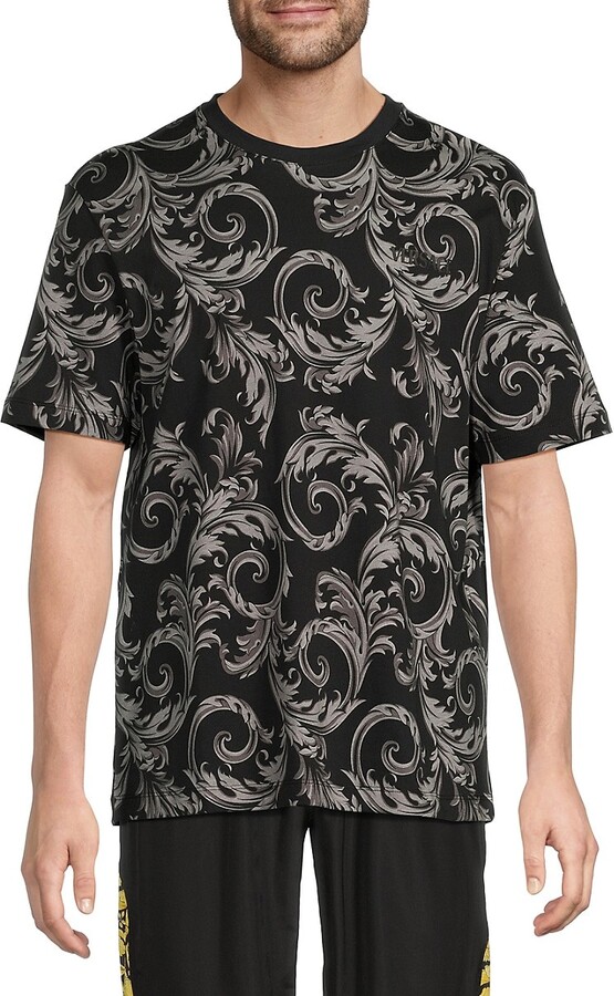Cotton Baroque Print T-Shirt