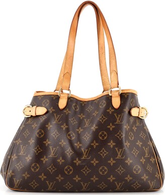Louis+Vuitton+Batignolles+Monogram+Dentelle+Shoulder+Bag+Brown+