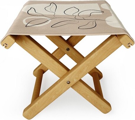 Deny Designs CityArtAbstractMinimalPlant8FoldingStool