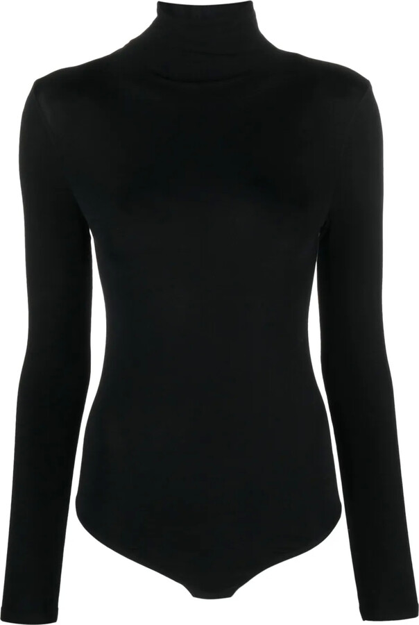 Wolford Roll-Neck Long-Sleeve Bodysuit