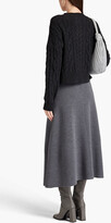 Thumbnail for your product : N.Peal Cable-knit cashmere sweater
