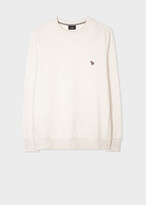Thumbnail for your product : Paul Smith Men's Oatmeal Cotton Embroidered Zebra Logo Sweatshirt