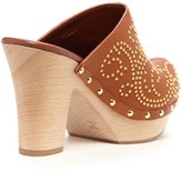 Thumbnail for your product : Sergio Rossi Gold-Tone Stud Clog