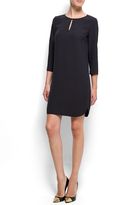 Thumbnail for your product : MANGO Satin straight-cut dress