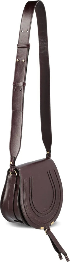 Chloé small Marcie saddle leather cross-body bag