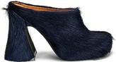 Thumbnail for your product : Marni Fussbett Sabot Heels in Navy