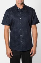 Thumbnail for your product : 7 Diamonds 'Ruby Love' Trim Fit Short Sleeve Print Woven Shirt