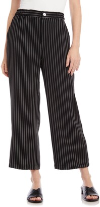 Karen Kane Striped Crop Pants