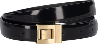 Saint Laurent 20mm Boucle La 76 Brushed Leather Belt - ShopStyle