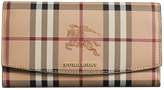 Thumbnail for your product : Burberry Haymarket Check and Leather Slim Continental Wallet