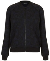 Thumbnail for your product : Topshop Jersey Jacquard Bomber Jacket
