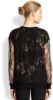 Thumbnail for your product : Jason Wu Lace & Floral-Print Pullover