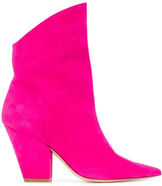 fuchsia boots womens
