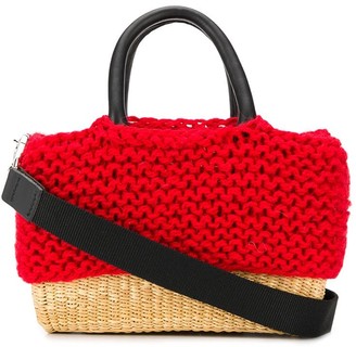 Muun Knit Basket Tote Bag