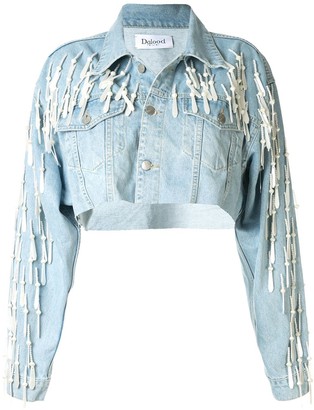superdown pearl denim jacket