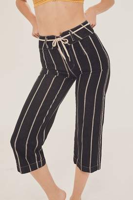 BDG High + Wide Cropped Jean – Striped Yarn