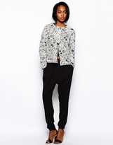 Thumbnail for your product : Vila Printed Bomber Jacket