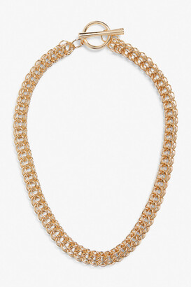 Monki Chunky gold chain necklace
